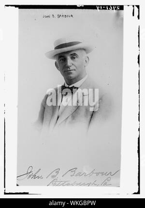 John Barbour, Präsident, Pittsburgh, Bundesliga (Baseball) Stockfoto