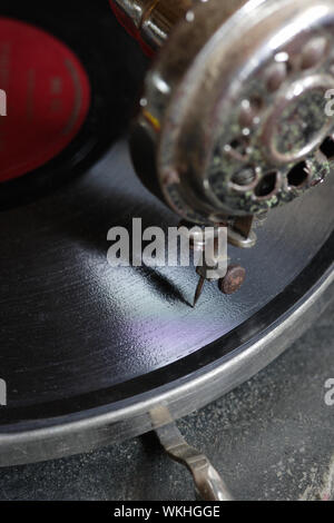 Alte Plattenspieler 2 Stockfoto