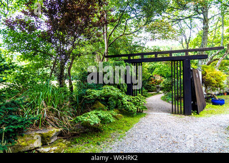 Der japanische Garten in St Mawgan, Cornwall, Großbritannien Stockfoto