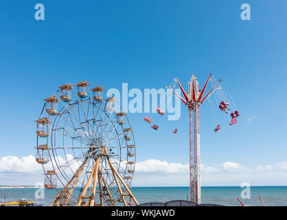 Star Flyer Fahrt am Bridlington Meer kirmes East Yorkshire 2019 Stockfoto