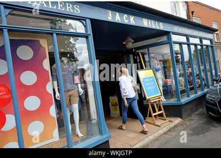 Jack will Store, Burnham Market, North Norfolk, England Stockfoto