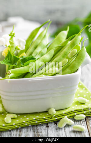 Grüne Bohnen Stockfoto