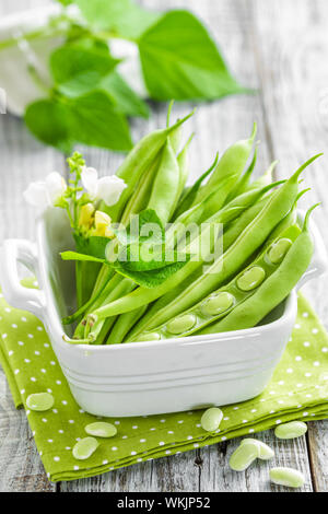 Grüne Bohnen Stockfoto