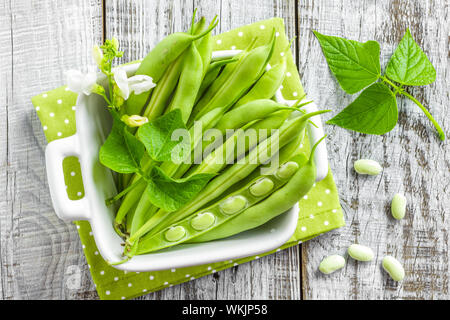 Grüne Bohnen Stockfoto