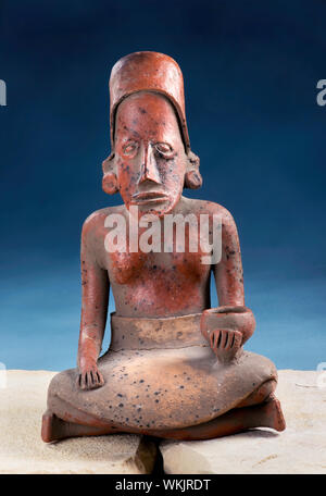 Echten Pre Columbian Figur gemacht um 200 v. Chr. bis 200 n. Stockfoto