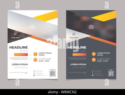 Satz von Business Broschüre Design Template vector, Multipurpose flyer Vorlage, Poster Design, Corporate Jahresbericht cover Layout Design Stock Vektor