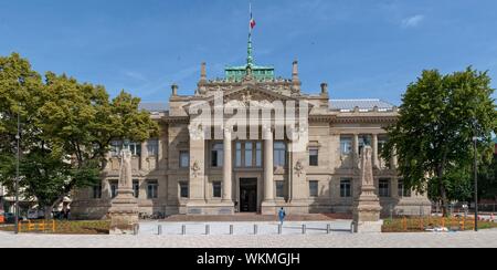 Palast der Justiz, des Palais de Justice, Straßburg, Frankreich Stockfoto