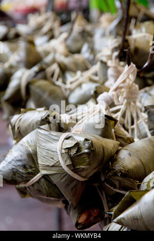 Chinesische Reis Knödel im Markt Stockfoto