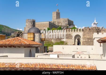 Komplett restauriert Rabati Burg in der Stadt Akhaltsikhe in Georgien Stockfoto