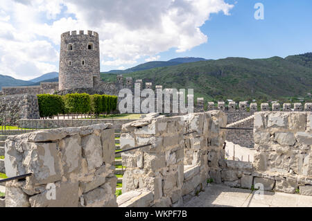 Komplett restauriert Rabati Burg in der Stadt Akhaltsikhe in Georgien Stockfoto