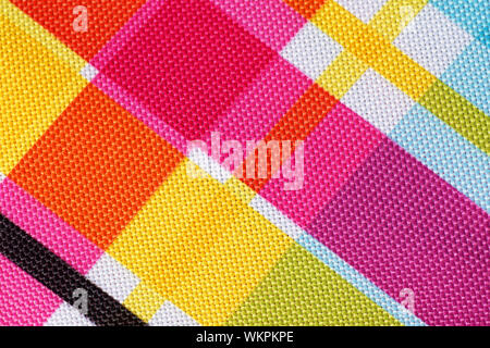 Buntes Karo-Muster-Hintergrund Stockfoto