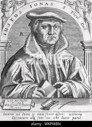 JUSTUS JONAS (1493-1555), deutscher lutherischer Theologe Stockfoto