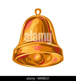 Abbildung: gold Bell. Stock Vektor