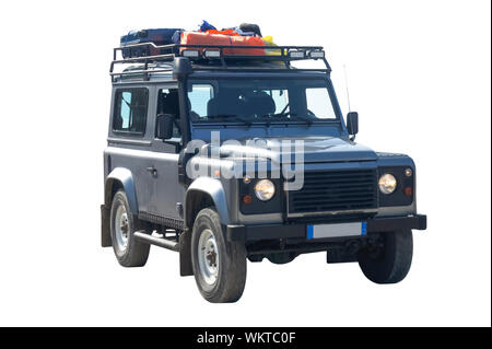 Off-road Car isoliert Stockfoto