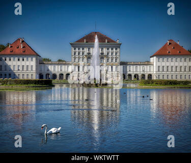 DE - Bayern: Schloss Nymphenburg in München Stockfoto
