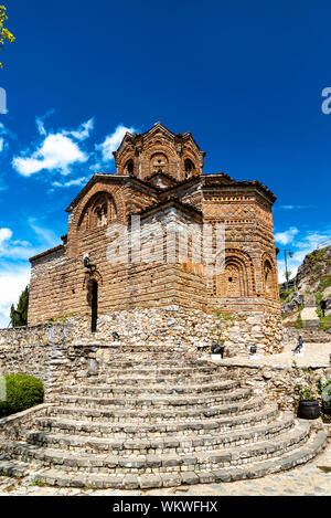 Kirche des Hl. Johannes von Kaneo - Ohrid, Mazedonien Stockfoto