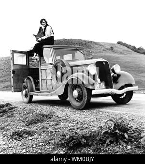 Dorothea Lange, US-Umsiedlung Verwaltung Fotograf, Kalifornien, USA, Februar 1936 Stockfoto