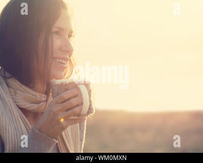 Tee trinken Stockfoto