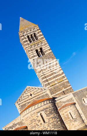 Santa Trinità di Saccargia, schöne romanische Kirche im Norden von Sardinien Sassari Provinz. Itay. Stockfoto