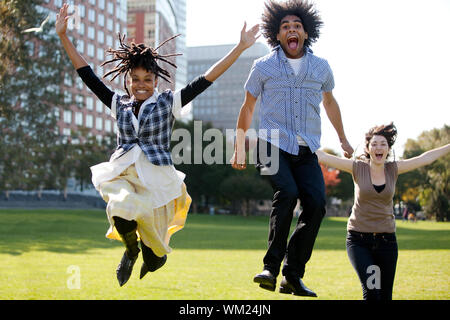 Jump for Joy Stockfoto