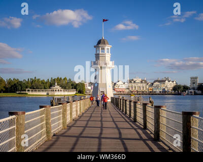 Hotels im Disney World Resort in Orlando, Florida. Stockfoto