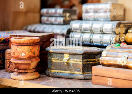 Handwerk auf dem Markt in Nizwa, Oman Stockfoto