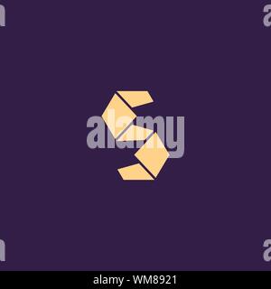 Kreative Innovative Initial logo SS S. Minimale luxus Monogramm. Professionelles Design. Premium Business Schriftbild. Alphabet Symbol. Stock Vektor