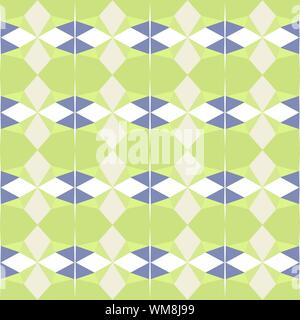 Nahtlose wiederholbare geometrische Muster mit Khaki, antiken weißen und hellen Schiefergrau Farben. Stockfoto