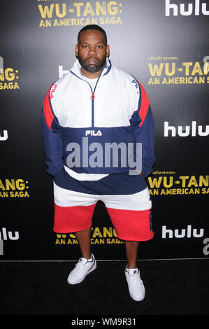 New York, Vereinigte Staaten. 04 Sep, 2019. Raekwon (Corey Woods) nimmt an der Wu-Tang: Eine amerikanische Saga Premiere auf Metrograph in New York City statt. Credit: SOPA Images Limited/Alamy leben Nachrichten Stockfoto