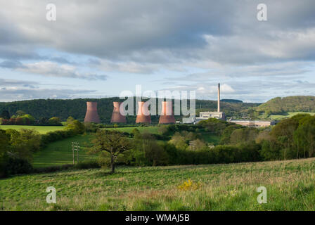 Kraftwerk Ironbridge in der Ironbridge Gorge. Dieses Kohlekraftwerk ist nun abgerissen Stockfoto