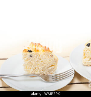 Blaubeeren Brot Kuchen dessert Stockfoto