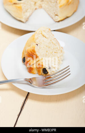 Blaubeeren Brot Kuchen dessert Stockfoto