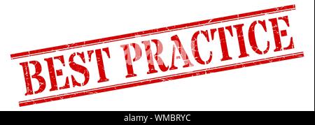 Best practice Stempel. best practice Square grunge unterzeichnen. best practice Stock Vektor