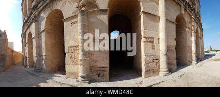 Amphitheater von El Jem Stockfoto