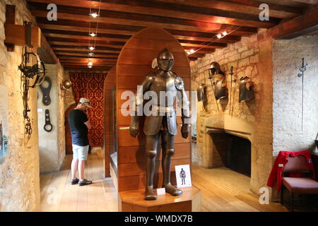 Torhaus, Hever Castle, Hever, Edenbridge, Kent, England, Großbritannien, USA, UK, Europa Stockfoto