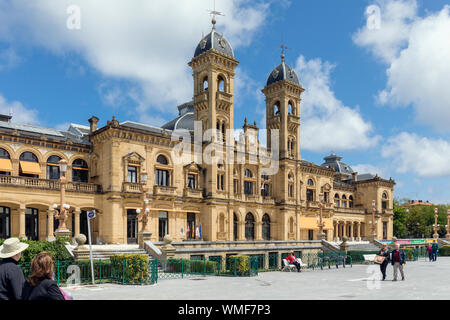 Rathaus, San Sebastian, Provinz Gipuzkoa, Baskenland, Spanien. Stockfoto