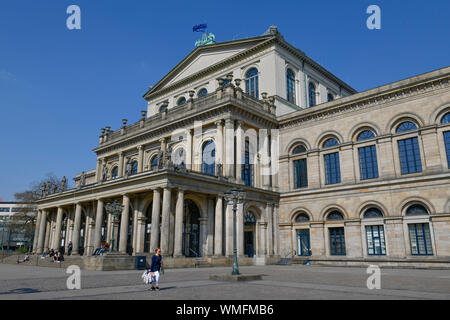 Staatsoper, Opernplatz, Hannover, Niedersachsen, Deutschland Stockfoto