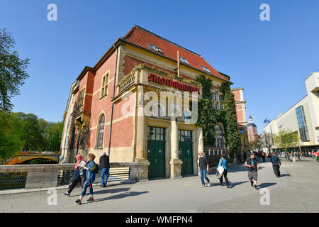 Stadtbibliothek, Carl-Schurz-Straße, Altstadt, Spandau, Berlin, Deutschland Stockfoto