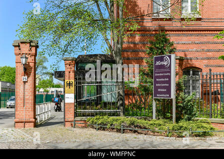 Ehemalige Train-Kaserne, Smuts Barracks, Wilhelmstraße, Wilhelmstadt, Spandau, Berlin, Deutschland Stockfoto