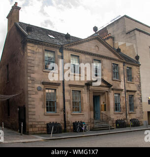 Glasgow, Schottland, Großbritannien. 20. August 2019: Der Tabak Merchant House, das ist eine Villa aus dem 18. Jahrhundert in Glasgow. Stockfoto
