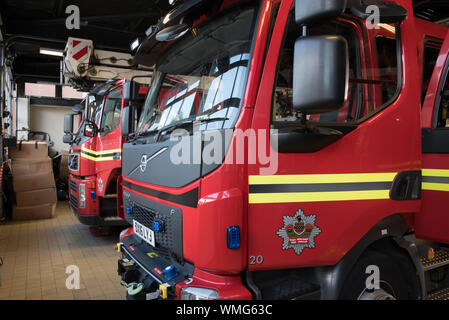 West Midlands Fire Engine Stockfoto