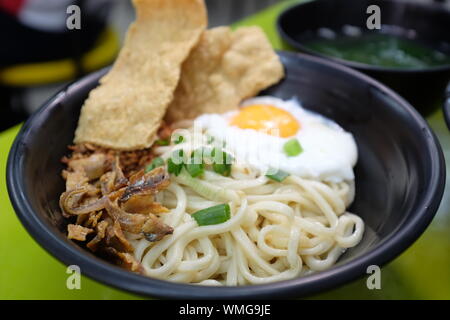 Chili Pan Mee Stockfoto