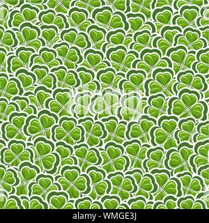 Vektor Klee nahtlose Muster für den St. Patrick's Day. Stock Vektor