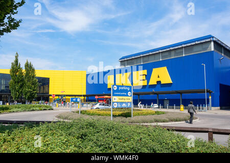 IKEA Wembley, Drury, North Circular Road, Wembley, London Borough von Brent, Greater London, England, Vereinigtes Königreich Stockfoto