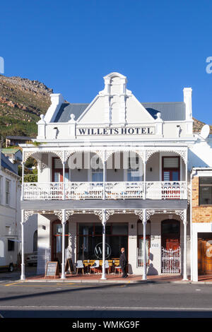 Historische koloniale Architektur in die Main St, Simonstown, Kapstadt, Cape Peninsula, Western Cape, Südafrika Stockfoto