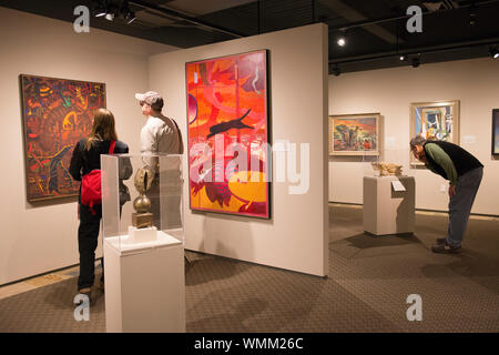 Die hallie Ford Museum der Kunst ist der drittgrößte Kunstmuseum im Staat Oregon und liegt an der Willamette University Campus in Salem, Oregon Stockfoto