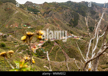 Dorf Los Catalanes im Anaga, Teneriffa, Kanarische Inseln, Spanien Stockfoto