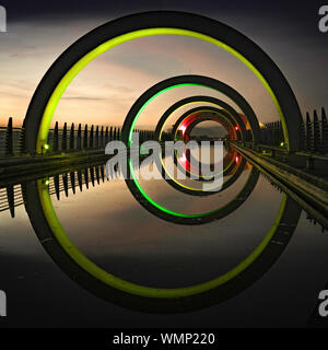 Das Falkirk Wheel Stockfoto