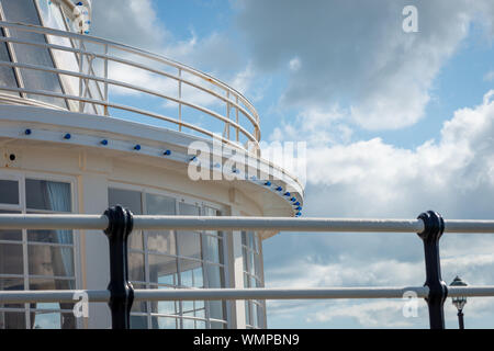 Worthin's Pier Südliche Pavillon in Worthing, West Sussex. Stockfoto