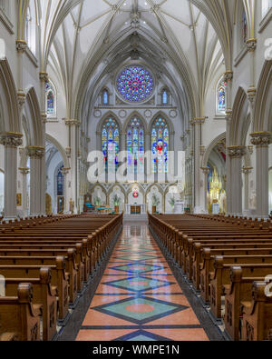 St. Joseph Kathedrale im 50 Franklin Street in Buffalo, New York am 11. Juli 2019 Stockfoto